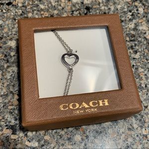 Brand new in box Coach heart bracelet